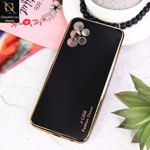 Samsung Galaxy A13 Cover - Black - J-Case Silk Series Shiny Soft TPU Case With Camera Protection