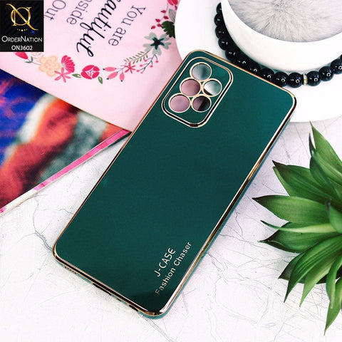 Samsung Galaxy A23 Cover - Green - New Electroplated Side Borders Camera Protection Case