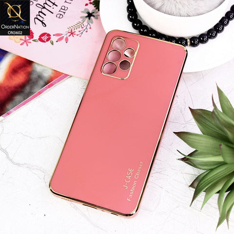 Samsung Galaxy A32 Cover - Red - J-Case Silk Series Shiny Soft TPU Case With Camera Protection