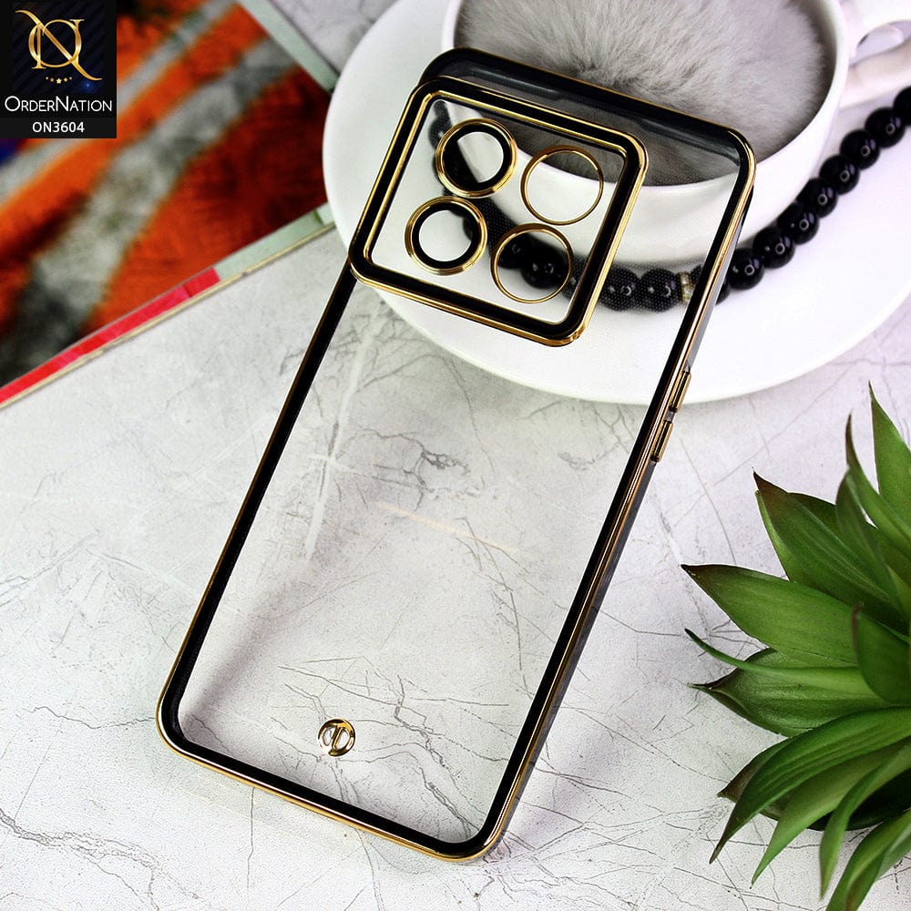 OnePlus 10 Pro Cover - Black - New Electroplated Side Borders Camera And Lense Protection Case