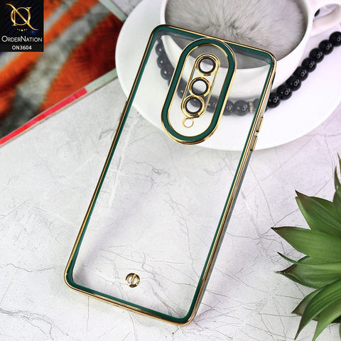 OnePlus 8 4G Cover - Green - New Electroplated Side Borders Camera And Lense Protection Case