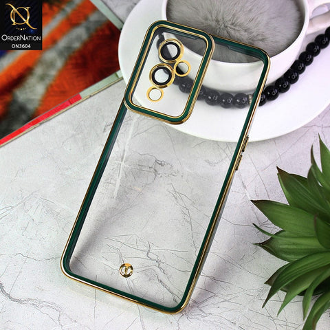 OnePlus 9 Cover - Green - New Electroplated Side Borders Camera And Lense Protection Case