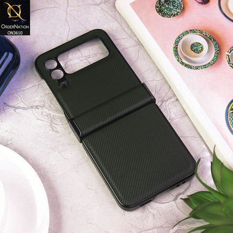 Samsung Galaxy Z Flip 3 5G Cover - Dark Green - All New 4D Design Shockproof Round Borders Protective Case