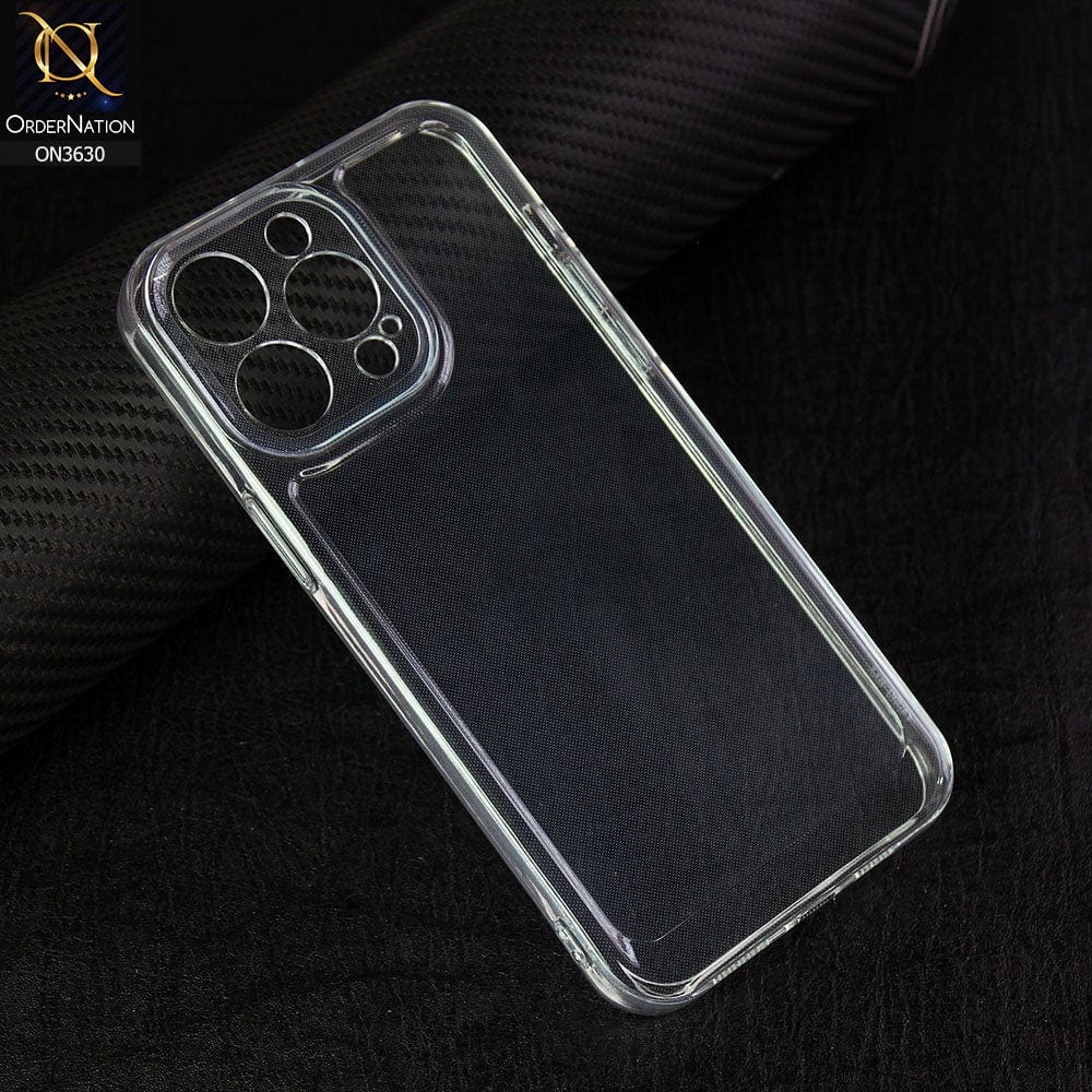 IPhone 14 Pro Max Cover - Transparent -  Premium Quality No Yellowing Drop Tested Tpu+Pc Clear Soft Edges Case