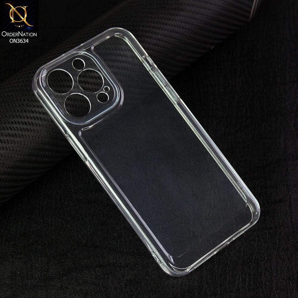 iPhone 14 Pro Max Cover - Transparent -  Premium Quality No Yellowing Drop Tested Tpu+Pc Clear Soft Edges
