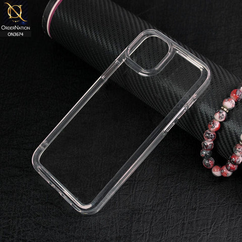iPhone 14 Plus Cover - Transparent -  Premium Quality No Yellowing Drop Tested Tpu+Pc Clear Soft Edges