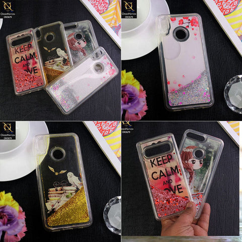 Samsung Galaxy S10  Cover - Design 2 - New protective Glitter Case Round Soft Borders case