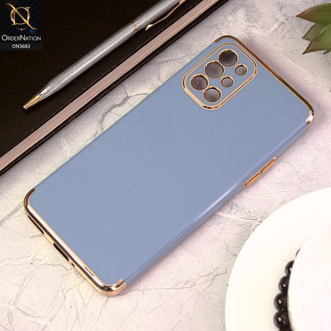 OnePlus 8T Cover - Gray - Electroplated Shiny Borders Soft Silicon Camera Protection Case