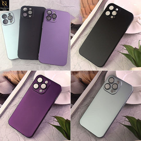 iPhone 12 Pro Max Cover - Purple - Hard Pc Shell Case With Camera Lense Protection