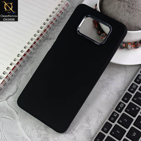 Xiaomi Poco X3 Pro Cover - Black - New Electroplating Camera Ring Colored Soft Silicon Borders Protective Back Case