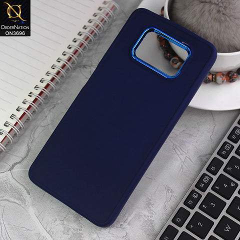 Xiaomi Poco X3 Pro Cover - Blue - New Electroplating Camera Ring Colored Soft Silicon Borders Protective Back Case