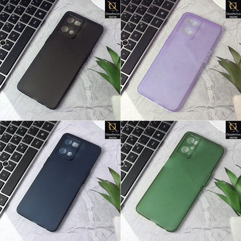 Samsung Galaxy A12 Nacho Cover - Blue - New Ultra Thin Paper Shell Round Borders Soft Case