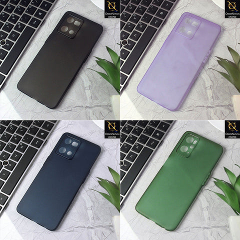 Xiaomi Redmi 10C Cover - Purple - New Ultra Thin Paper Shell Round Borders Soft Case