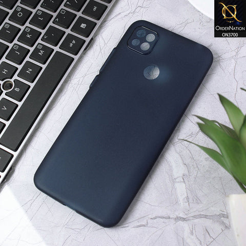 Xiaomi Redmi 10A Cover - Blue - New Ultra Thin Paper Shell Round Borders Soft Case