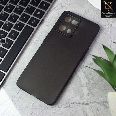 Oppo F21 Pro 4G Cover - Black - New Ultra Thin Paper Shell Round Borders Soft Case