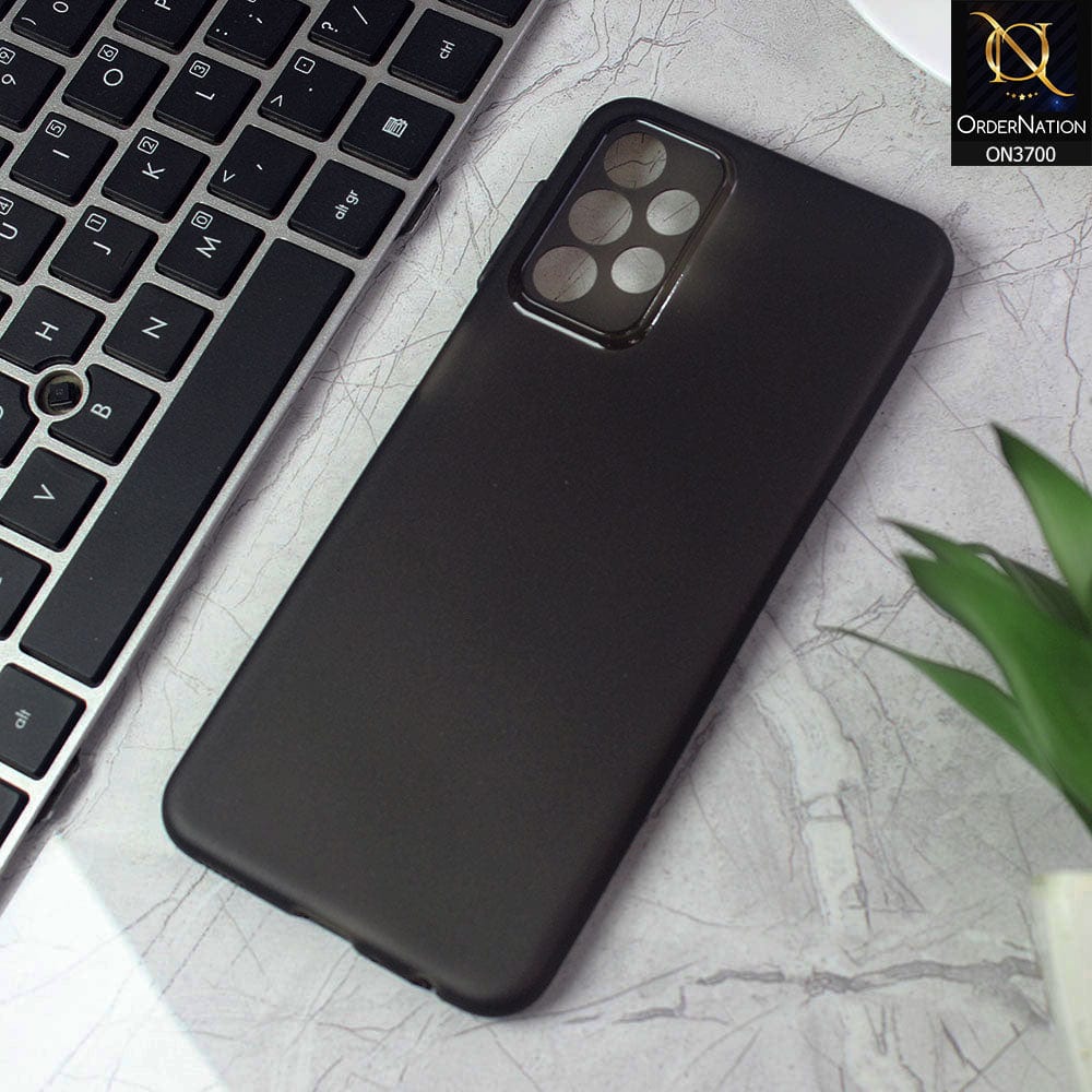 Samsung Galaxy A23 Cover - Black - New Ultra Thin Paper Shell Round Borders Soft Case