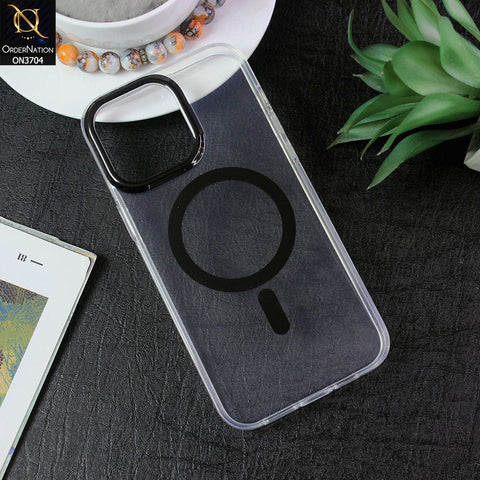 iPhone 14 Pro Max Cover - Black - Keephone Magnetic Pro Series magsafe Soft Silicone case