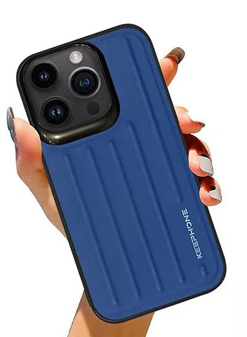 iPhone 14 Pro Max Cover - Gray - Keephone Shockproof Heavy Duty Trunk Series Full Body protective Soft Case