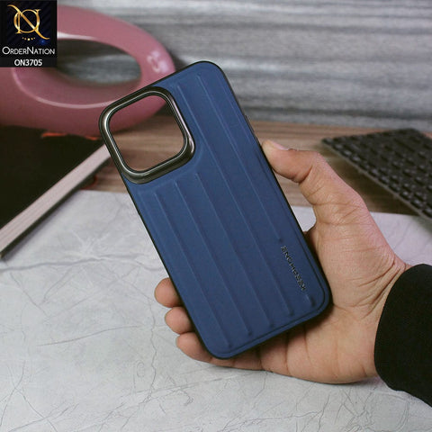 iPhone 14 Pro Max Cover - Dark Blue - Keephone Shockproof Heavy Duty Trunk Series Full Body protective Soft Case