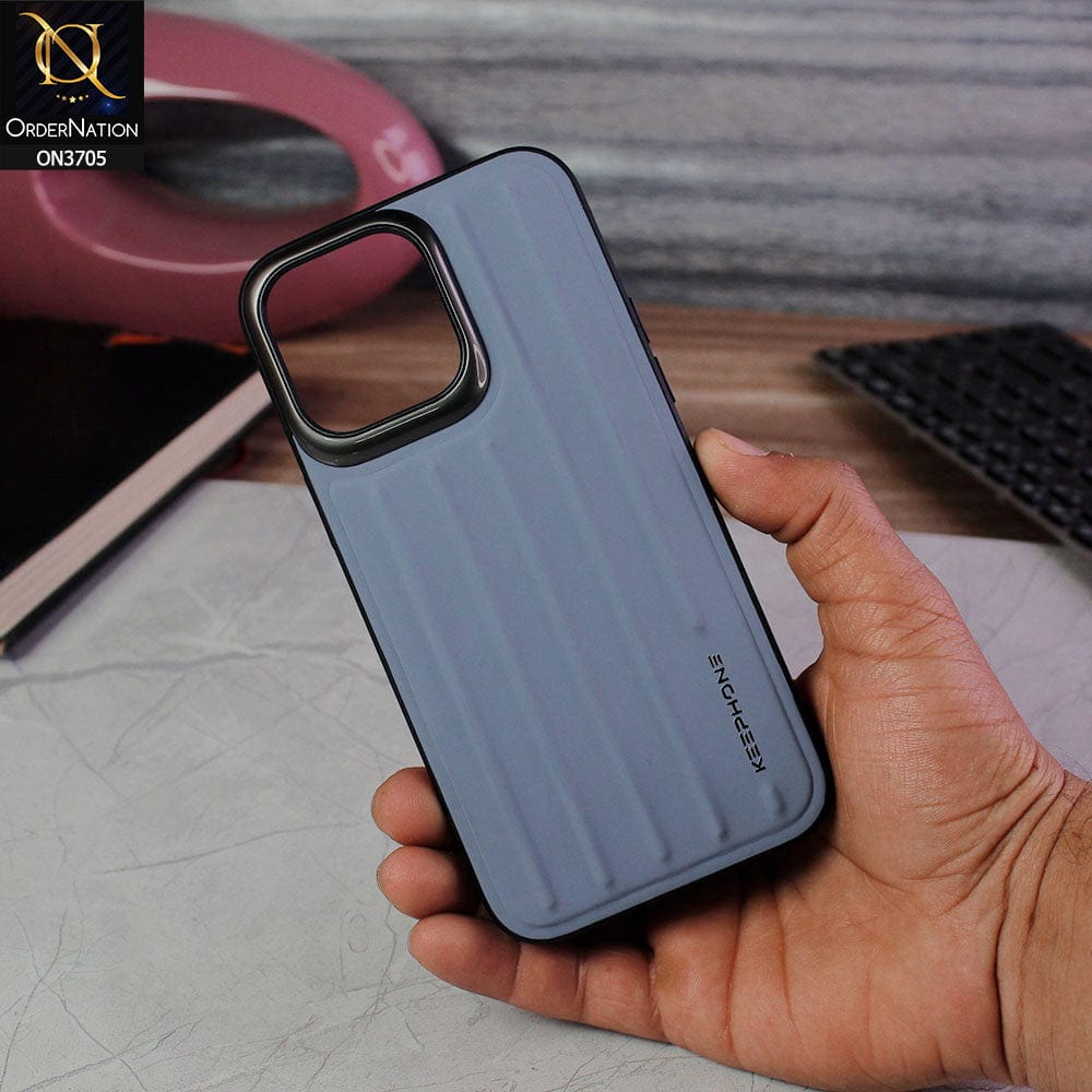 iPhone 14 Pro Max Cover - Gray - Keephone Shockproof Heavy Duty Trunk Series Full Body protective Soft Case