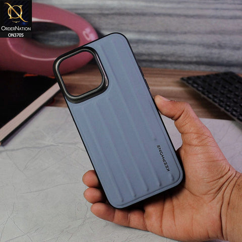 iPhone 14 Pro Max Cover - Gray - Keephone Shockproof Heavy Duty Trunk Series Full Body protective Soft Case