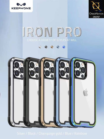 iPhone 14 Pro Max Cover - Golden - Keephone Magnetic Pro Series magsafe Soft Silicone case