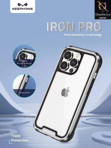 iPhone 14 Pro Max Cover - Golden - Keephone Magnetic Pro Series magsafe Soft Silicone case