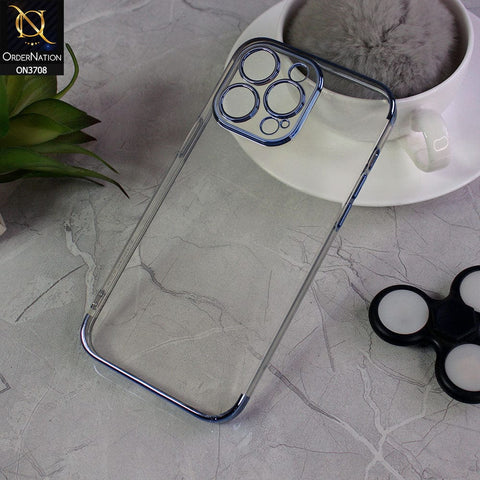 iPhone 14 Pro Max Cover - Sierra blue - Keephone Beauty Series Transparent Soft Silicone Camera Protection Case