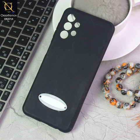 Samsung Galaxy A13 Cover - Black - Soft Silicone Camera Lense Protector Logo Hole Case