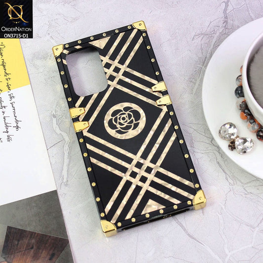 Oppo F21 Pro 5G Cover - Design 1 - 3D illusion Gold  Soft Trunk Case ( Without Ring Holder )