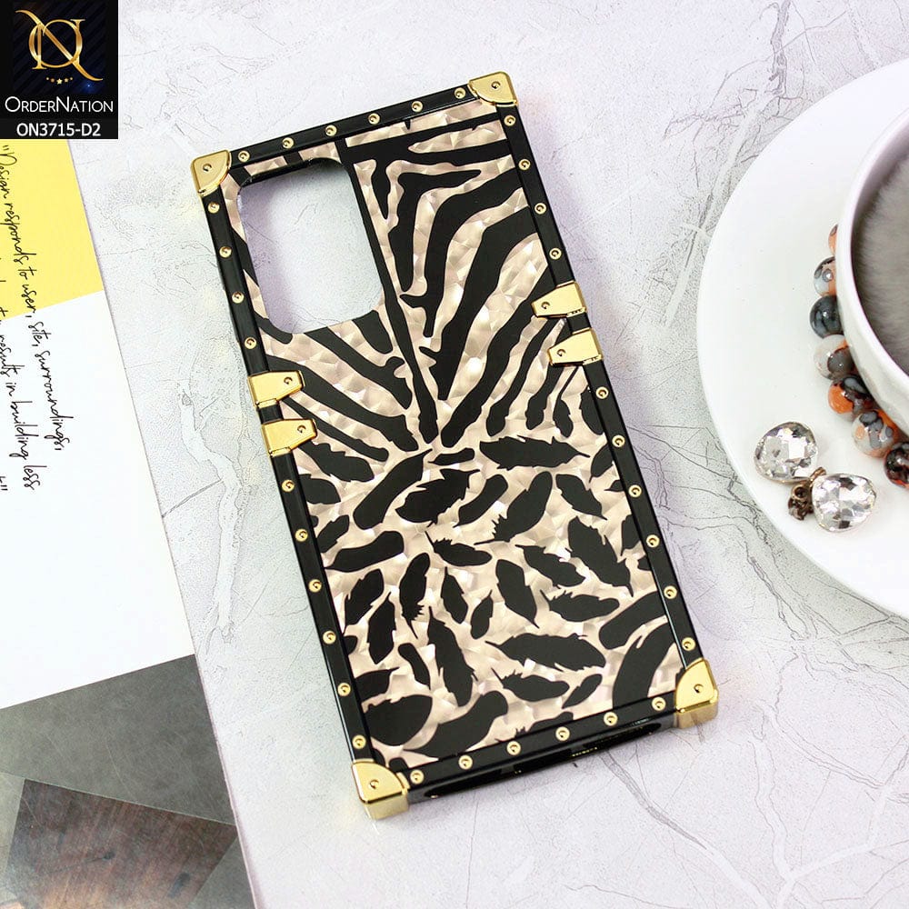 Samsung Galaxy A23 Cover - Design 2 - 3D illusion Gold  Soft Trunk Case ( Without Ring Holder )