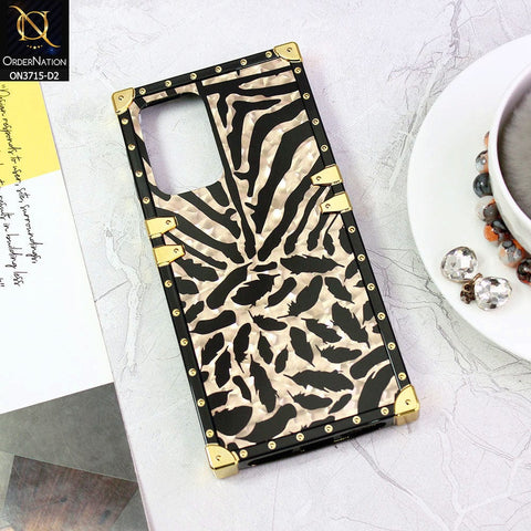 Samsung Galaxy A23 Cover - Design 2 - 3D illusion Gold  Soft Trunk Case ( Without Ring Holder )