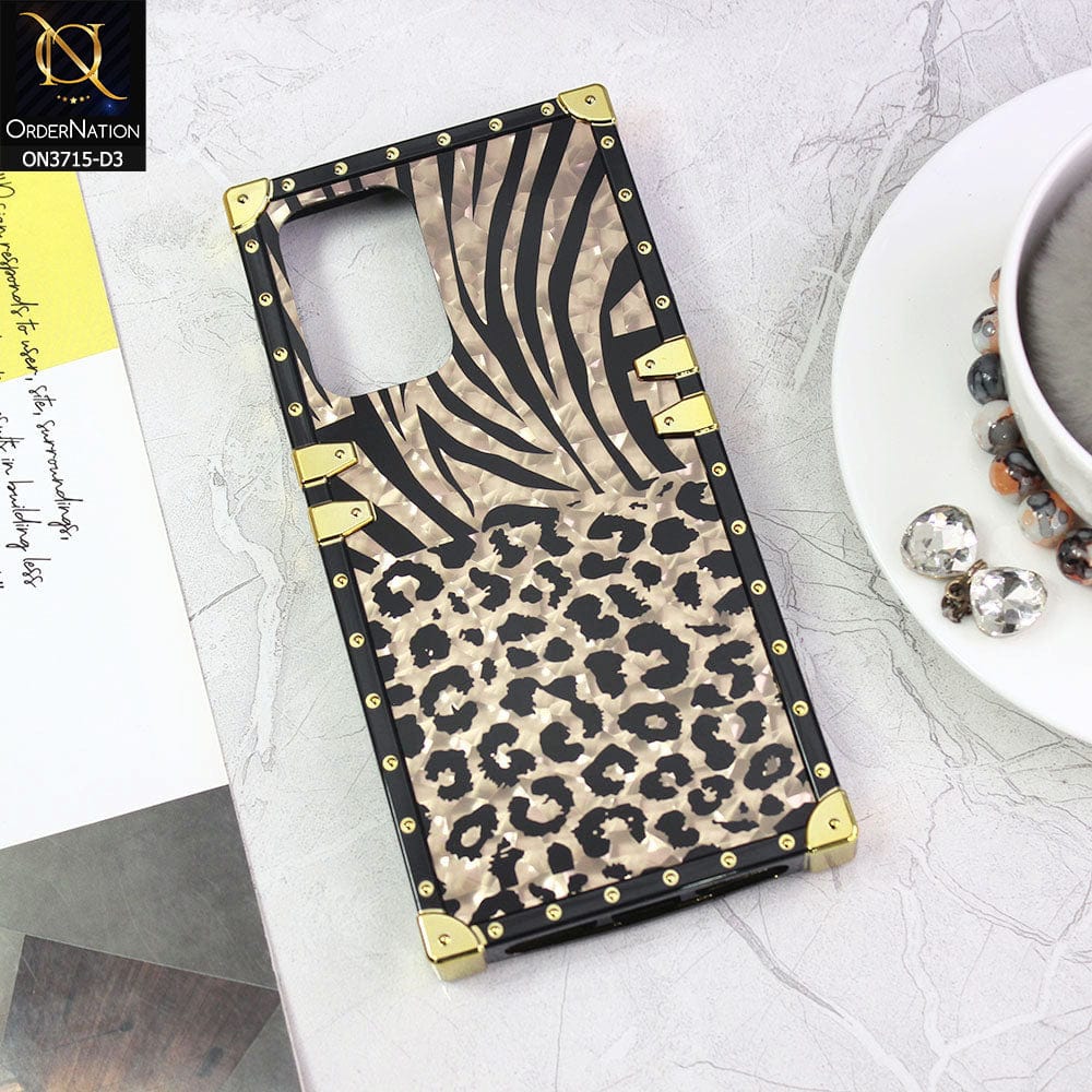 Samsung Galaxy A23 Cover - Design 3 - 3D illusion Gold  Soft Trunk Case ( Without Ring Holder )