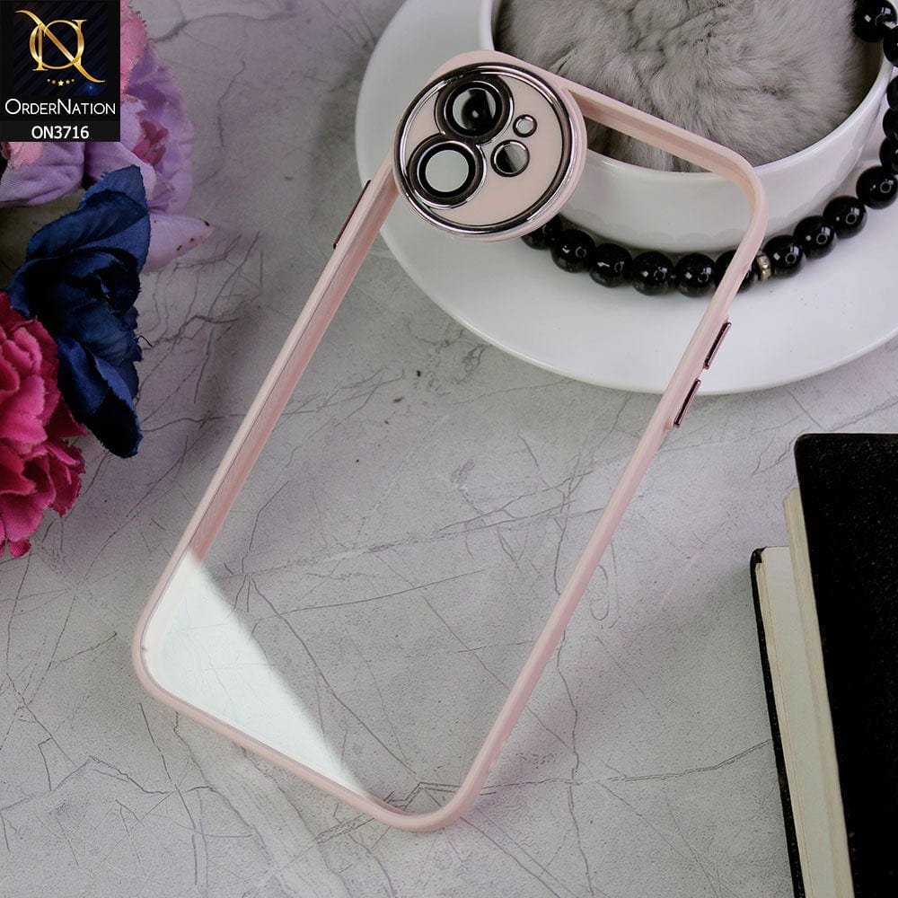 iPhone 11 Cover - Skin - Transparent Colour Border Round Camera Protection Case