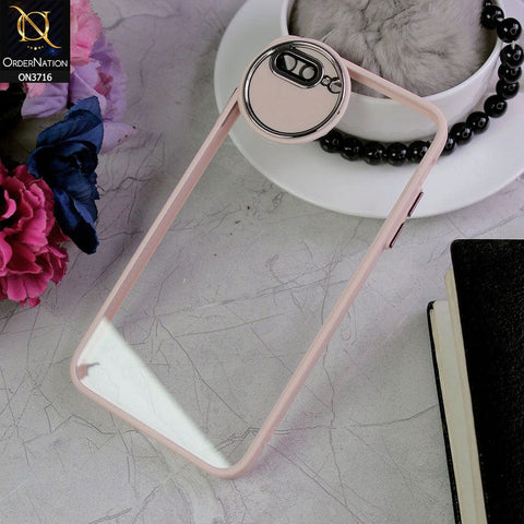 iPhone 8 Plus / 7 Plus Cover - Skin - Transparent Colour Border Round Camera Protection Case