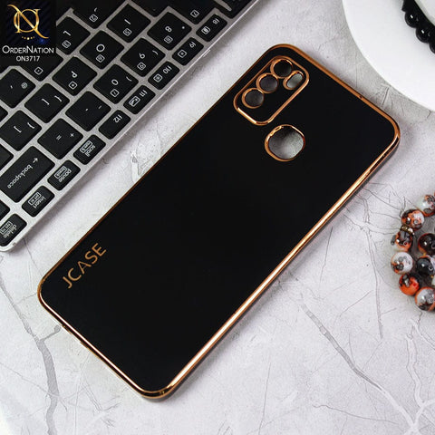 Infinix Hot 9 Play Cover - Black - J-Case New Electroplating Borders  Camera Protection Soft Silicon Case