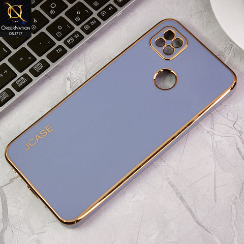 Xiaomi Redmi 9C Cover - Carolina Blue - J-Case New Electroplating Borders  Camera Protection Soft Silicon Case