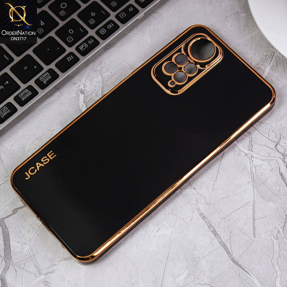 Xiaomi Redmi Note 11S Cover - Black - J-Case New Electroplating Borders  Camera Protection Soft Silicon Case