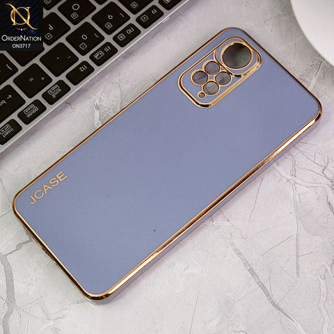 Xiaomi Redmi Note 11S Cover - Carolina Blue - J-Case New Electroplating Borders  Camera Protection Soft Silicon Case