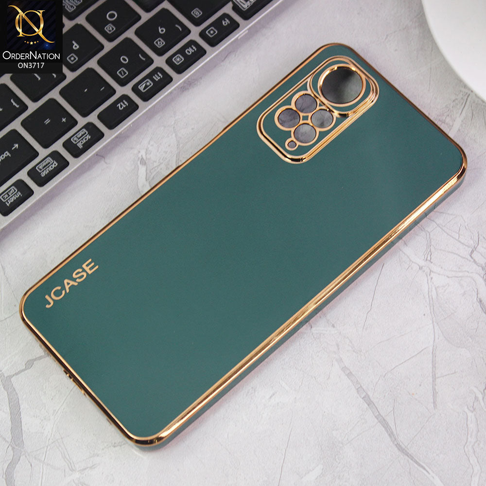 Xiaomi Redmi Note 11S Cover - Green - J-Case New Electroplating Borders  Camera Protection Soft Silicon Case