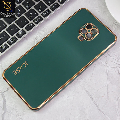 Xiaomi Redmi Note 9S Cover - Green - J-Case New Electroplating Borders  Camera Protection Soft Silicon Case