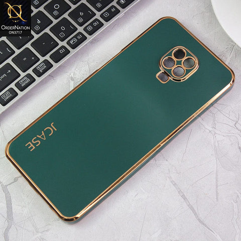 Xiaomi Poco M2 Pro Cover - Green - J-Case New Electroplating Borders  Camera Protection Soft Silicon Case