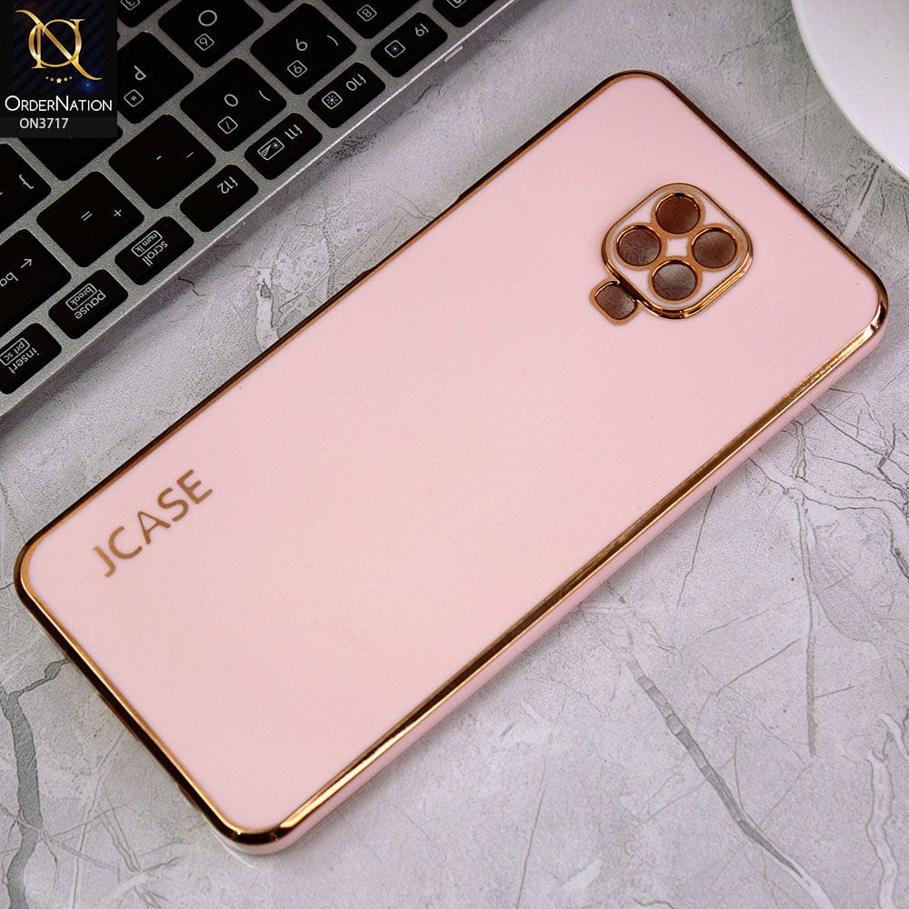 Xiaomi Poco M2 Pro Cover - Pink - J-Case New Electroplating Borders  Camera Protection Soft Silicon Case