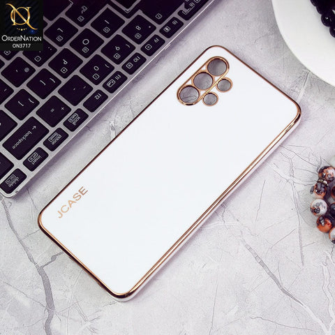 Samsung Galaxy A32 Cover - White - J-Case New Electroplating Borders  Camera Protection Soft Silicon Case