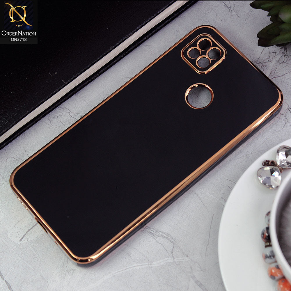 Xiaomi Redmi 9C Cover - Black - New Electroplating Borders Camera Protective Soft Silicon Case