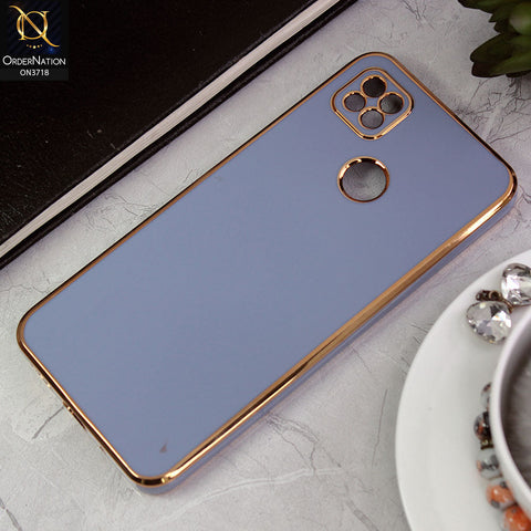 Xiaomi Redmi 9C Cover - Carolina Blue - New Electroplating Borders Camera Protective Soft Silicon Case