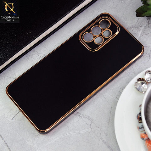 Samsung Galaxy A33 5G Cover - Black - New Electroplating Borders Camera Protective Soft Silicon Case