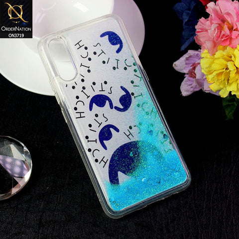 Vivo S1 Cover - Design 2 - New Flower Series Soft Silicone Bling Sparkle Moving  Liquid Glitter Case