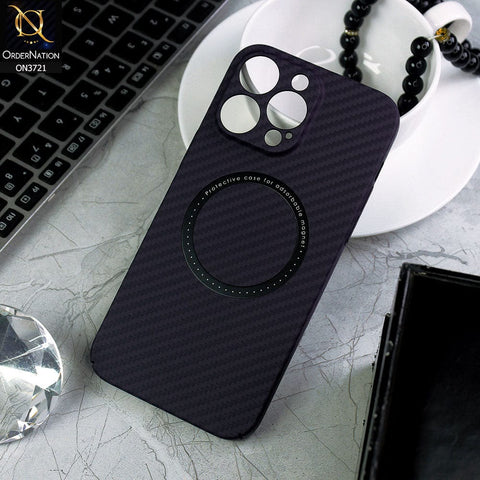iPhone 14 Pro Max Cover - Dark Purple  - New Shockproof Slim Hard Shell Case With Wireless Charging Magnatic Sheet Camera Bumper Protective Case