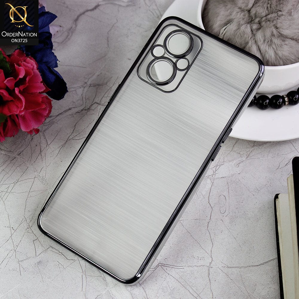 OnePlus Nord N20 5G Cover - Black - New Trendy Glossy Border With Camera Protection Soft Silicon Case